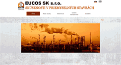 Desktop Screenshot of eucos.sk