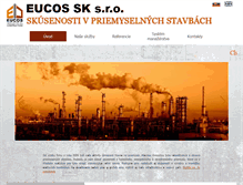 Tablet Screenshot of eucos.sk